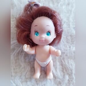 1990 Quints Doll Figure TYCO AT29 VIN #1551 Vintage Auburn Hair Green Eyes 2.5"